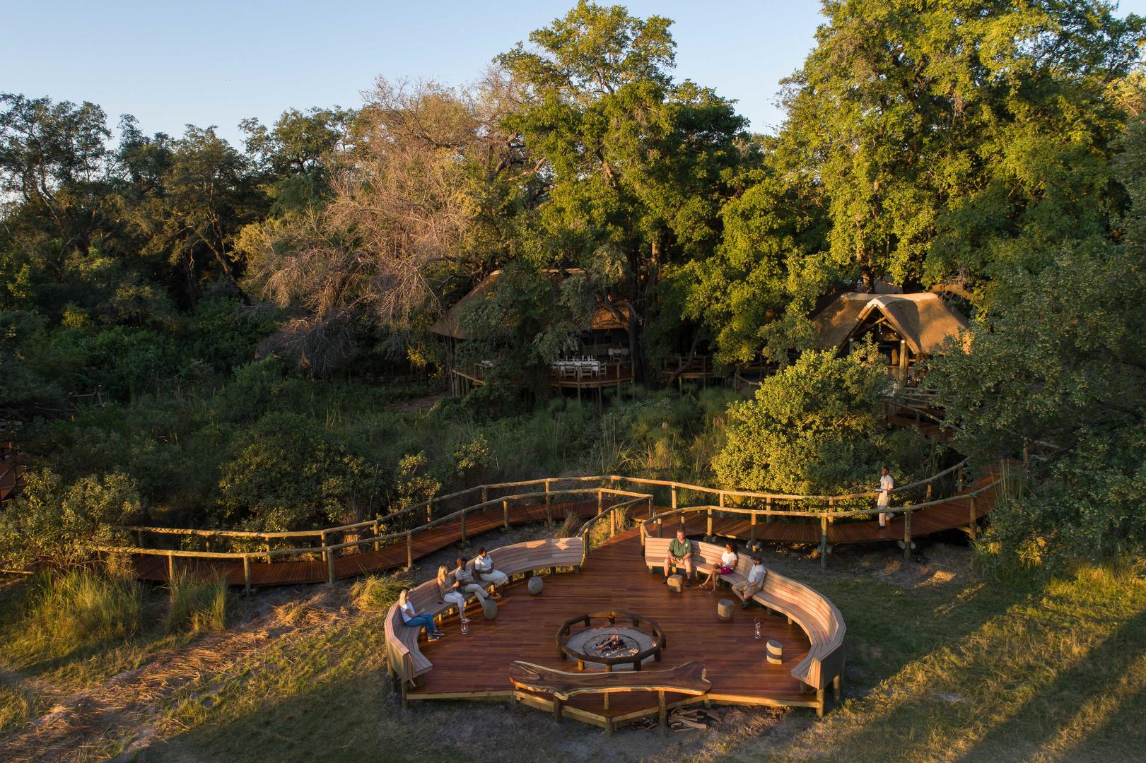 Camp Moremi Aerial View