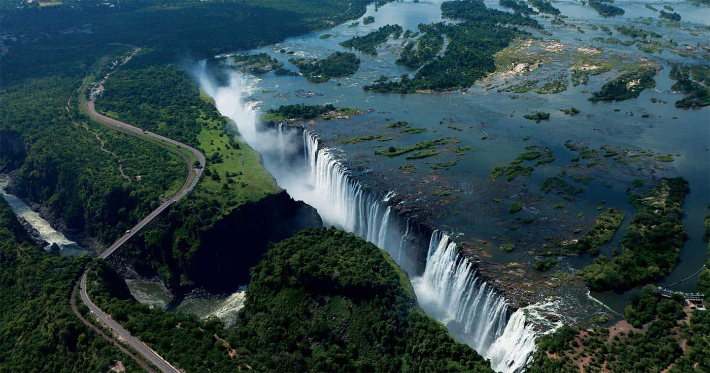 Victoria Falls Flight over the falls