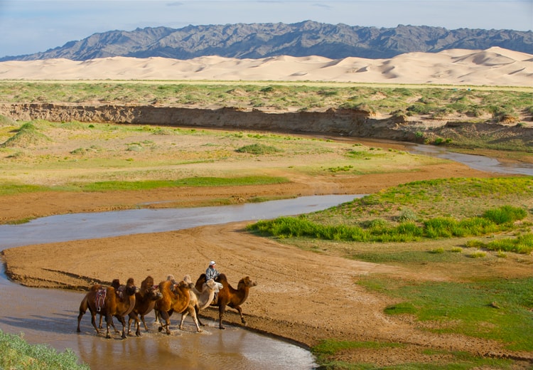 Khongor Sand Duneas, Khongor River