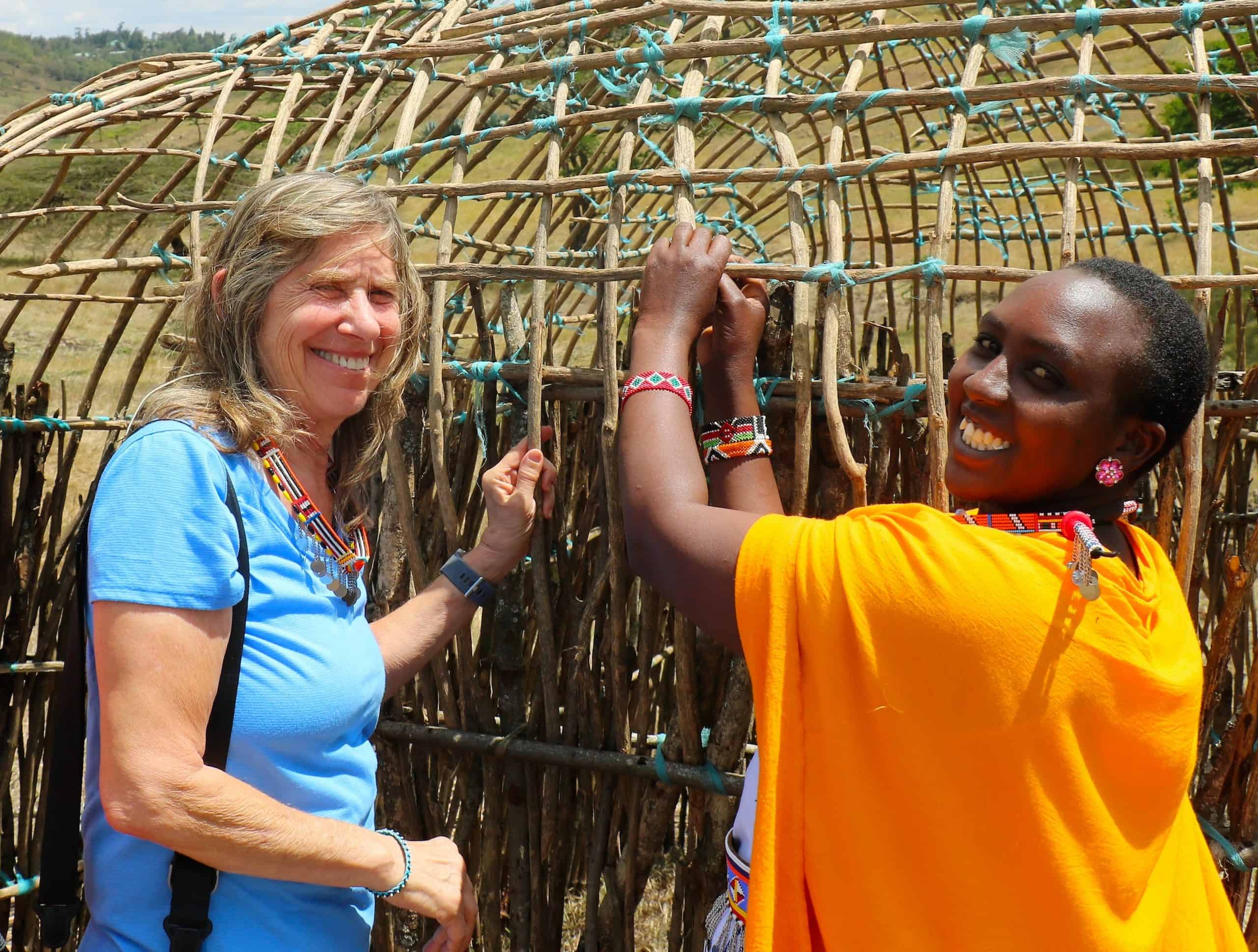 22. Masai Magic One Horizion Spare Day In Nairobi Safari Helping The Women Build A New Home, A Manyatta Made From Sticks And Mud, Is All Part Of The Experience