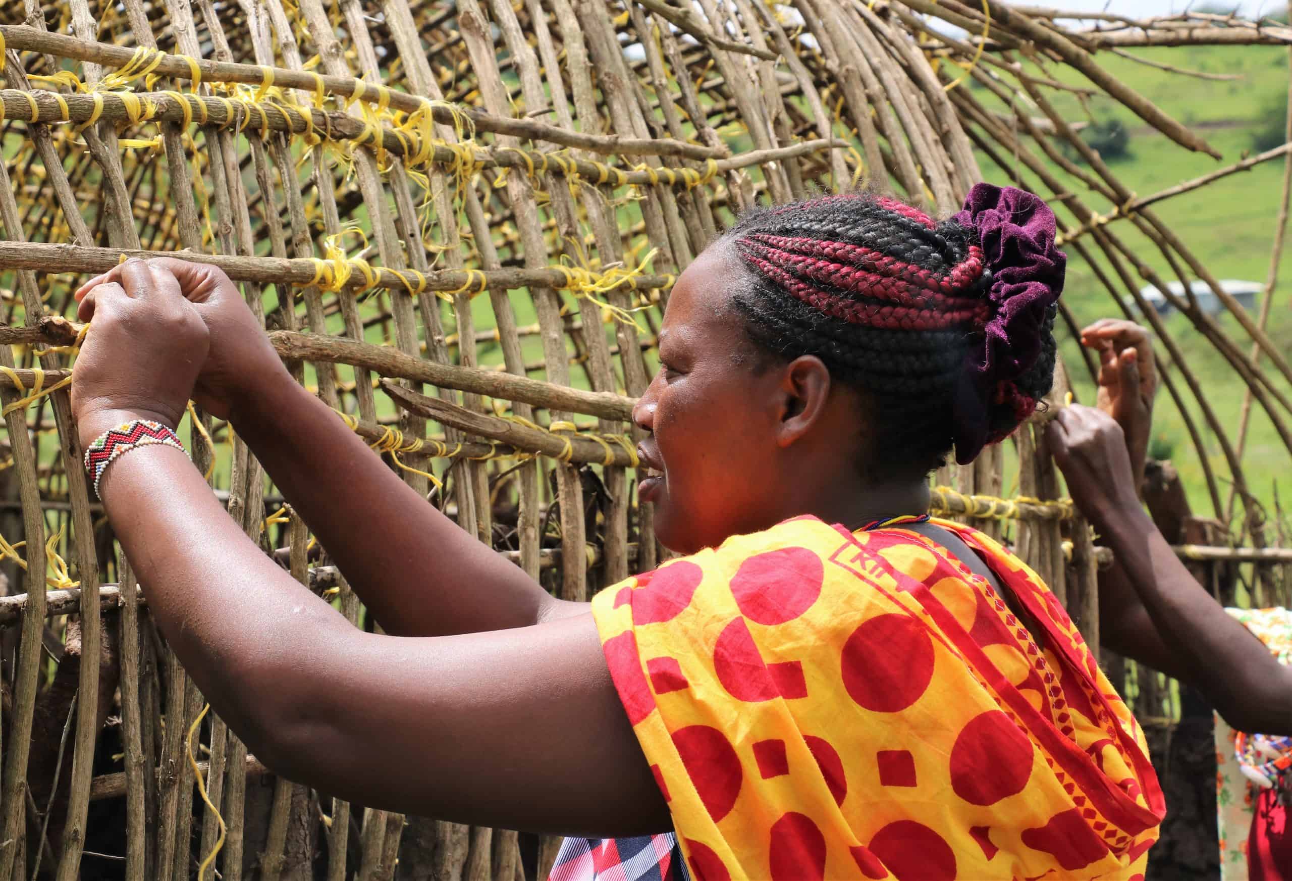 44. Building A Manyatta Is A Community Job