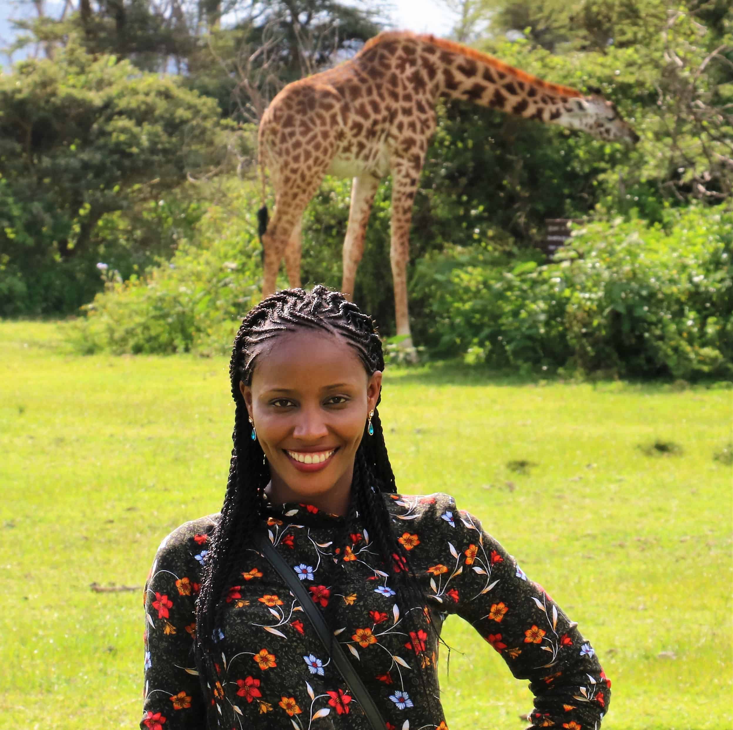 Joy With Giraffe