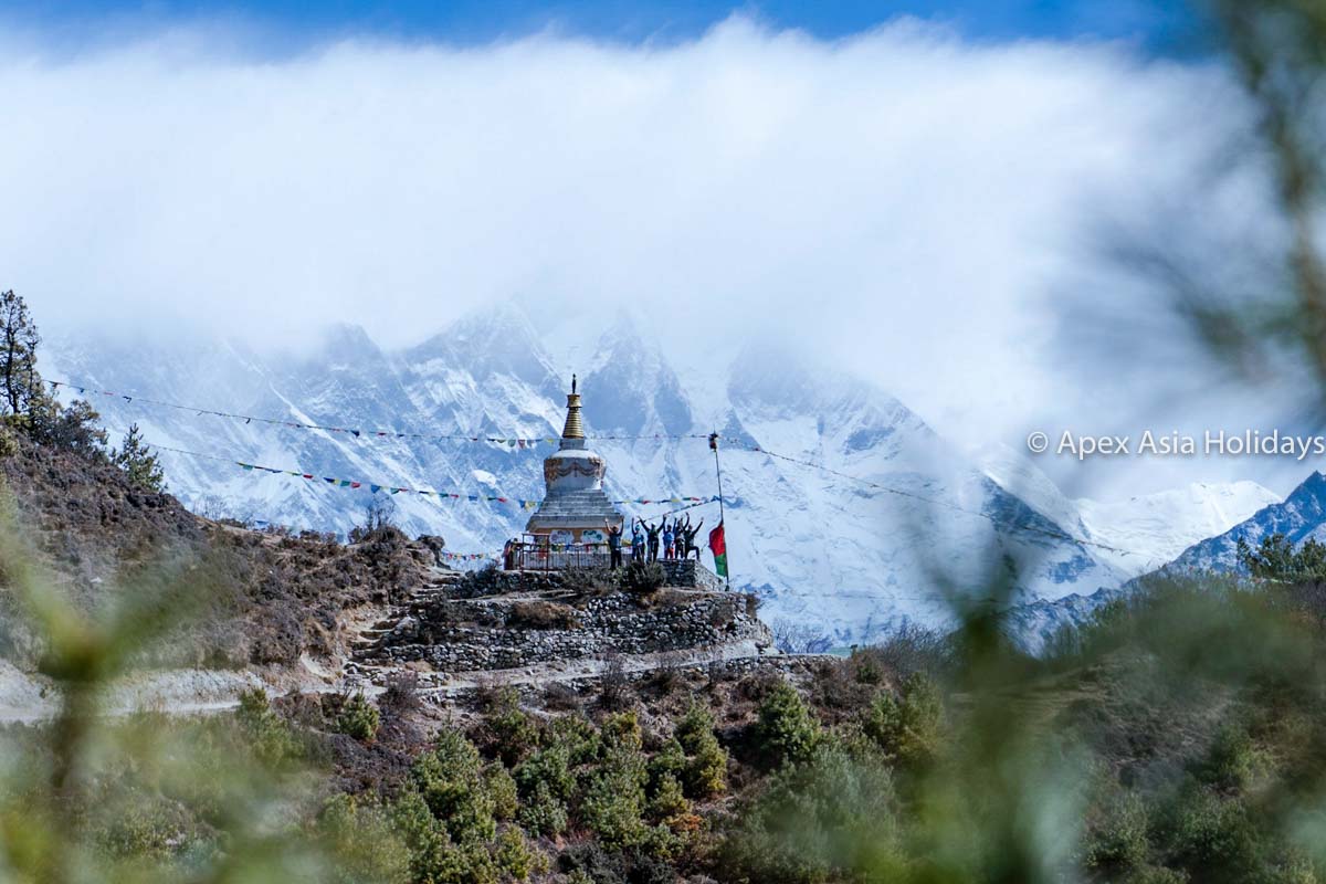 A Stupa Along The Everest Base Camp Trekking In Everest Region
