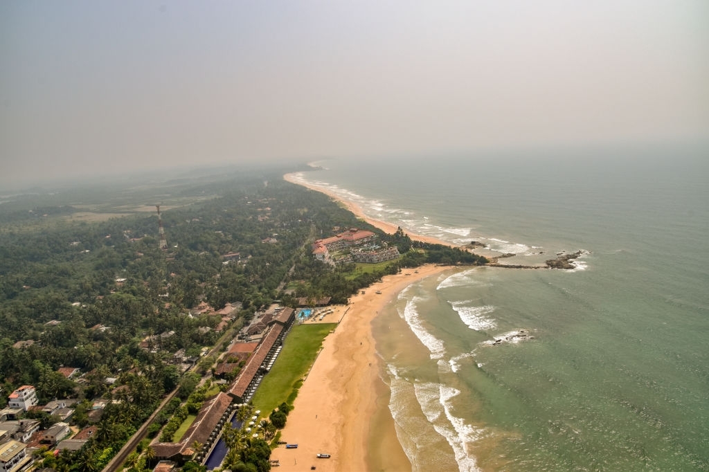 Strandbilder Von Bentota Auf Sri Lanka