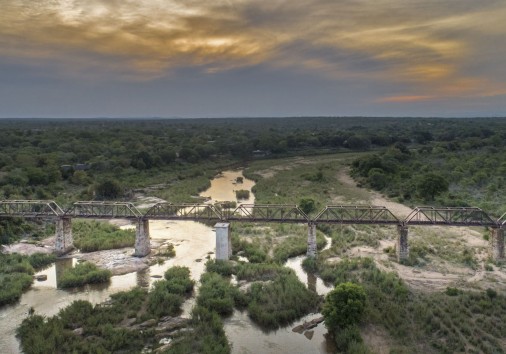 200707164444 Kruger Shalati The Train On The Bridge Aerial View