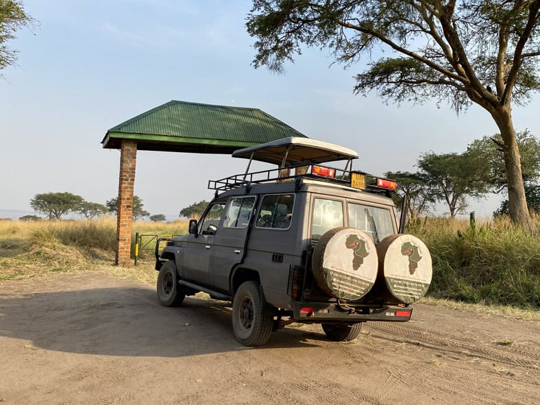Ishasha Gate Entrance of Queen Elizabeth national park