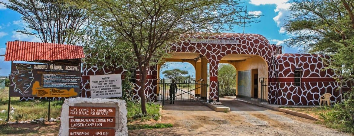 Samburu National Reserve Entry Gate 1170x450