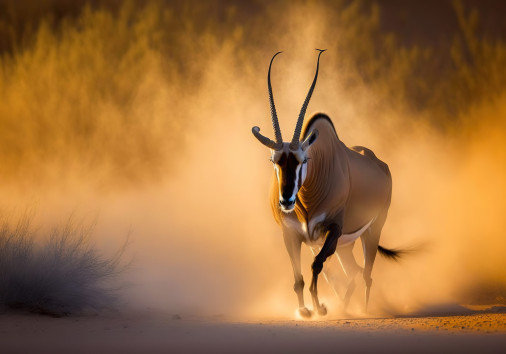 Gazelles Stock Photo, Wildlife Photography