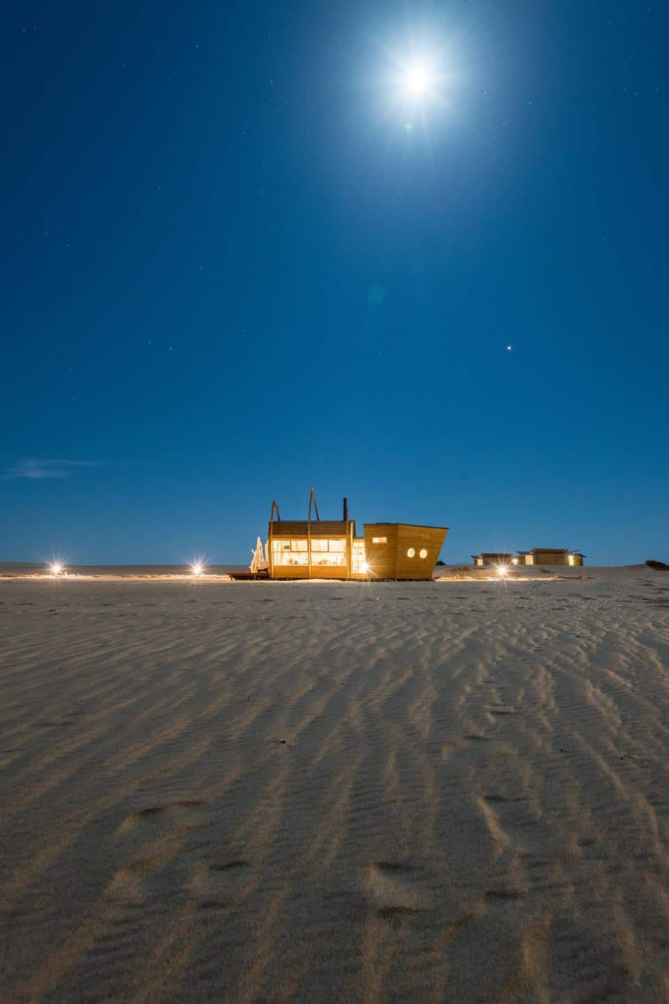 Lodge At Night