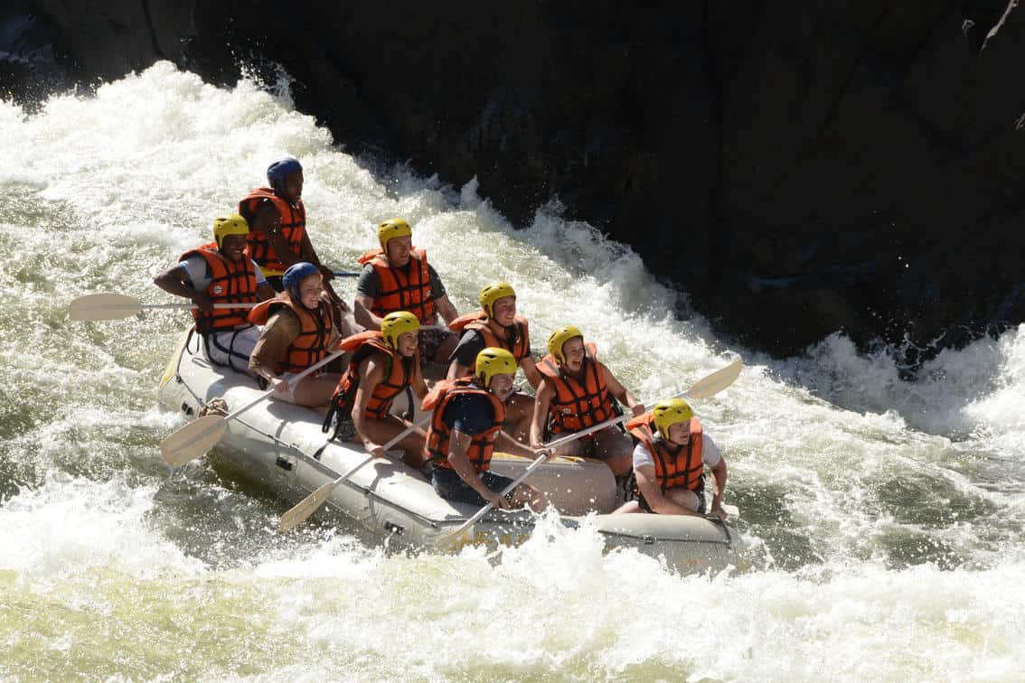 White Water Rafting In Victoria Falls